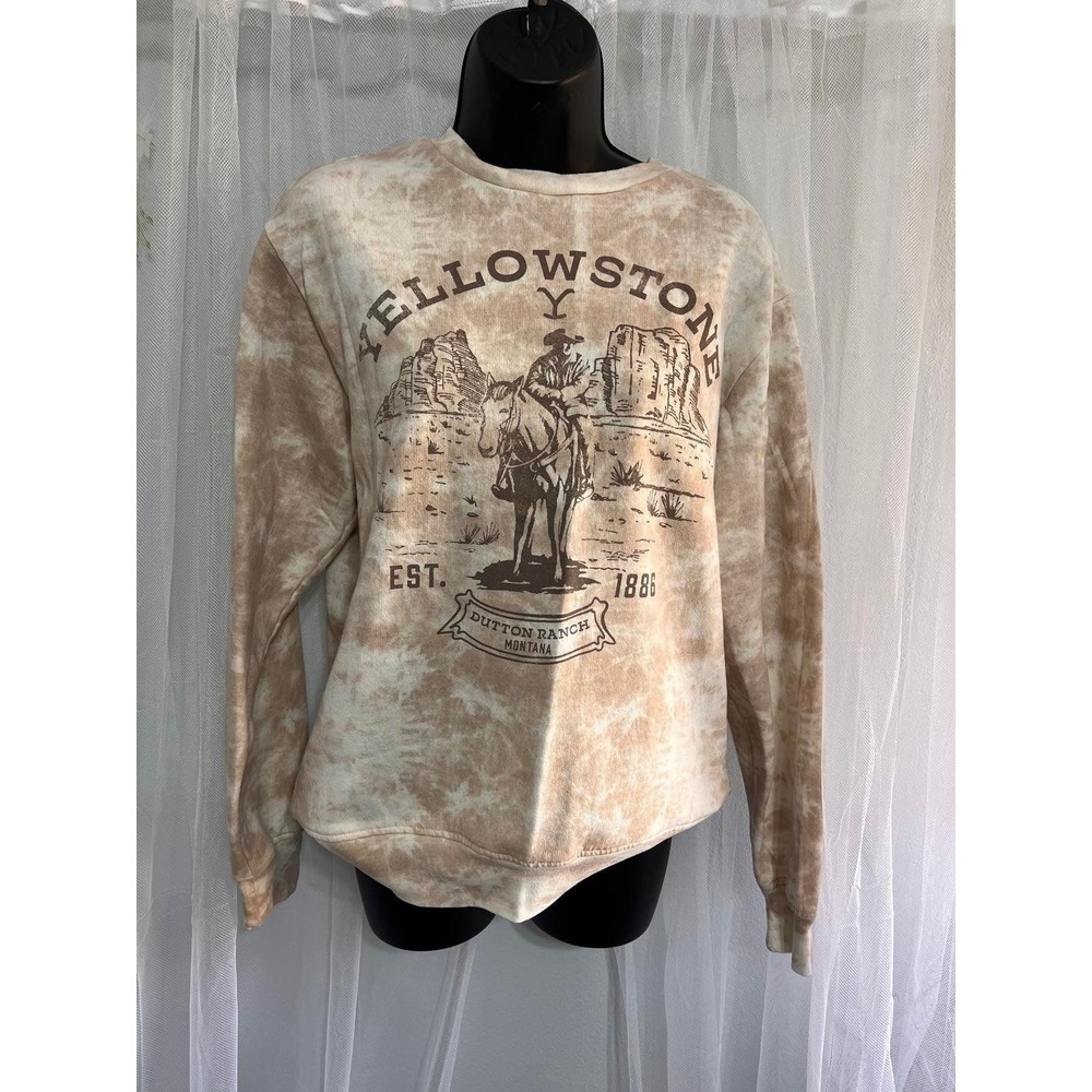 Yellowstone Dutton‎ Ranch Tie-Dye Sweatshirt - Small